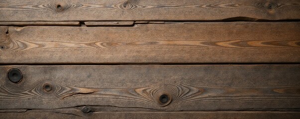 Fototapeta premium Rustic weathered wood, nail holes, grain texture, construction, old, wall