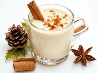 Delicious creamy beverage with spices.