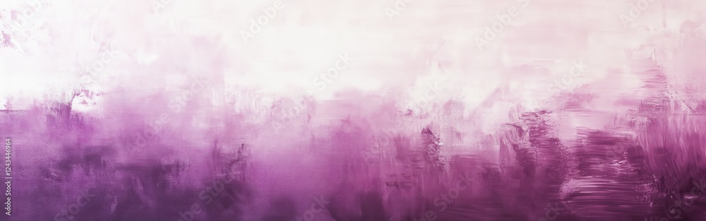 Poster Soft gradient background transitions from muted pink to deep purple hues, creating a calming visual experience that enhances the atmosphere