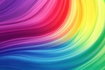 Obraz premium Colorful Abstract Waves in Vibrant Rainbow Palette for Background