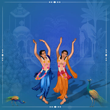 Illustration of indian festival Chaitanya Mahaprabhu jayanti , Chaitanya Mahaprabhu jayanti. 