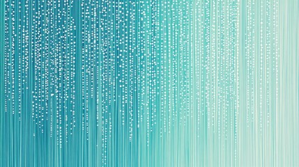 Elegant pattern of tiny dots arranged in graceful pencil strokes creates a serene atmosphere with a blue gradient background