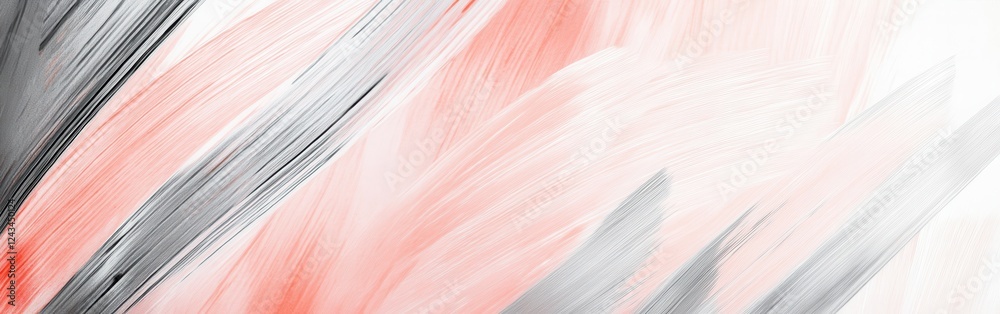 Aufkleber Elegant pencil strokes creating a soft and artistic backdrop with subtle hues of pink and grey