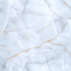 Fototapeta premium A close-up view of elegant white marble with subtle golden veins