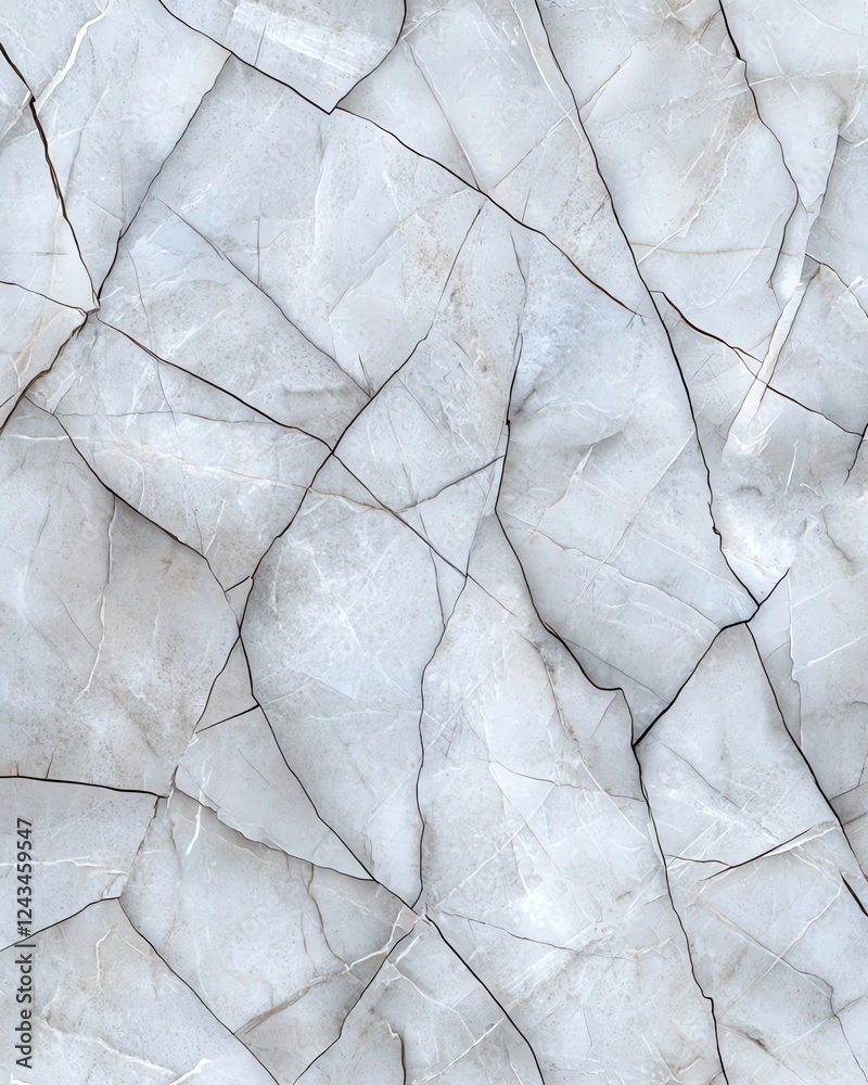 Poster a high-resolution texture image featuring a cracked and fragmented surface. the cool tones and intri