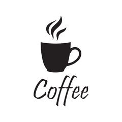 Coffee Cafe Vector Logo Design Icon Graphic