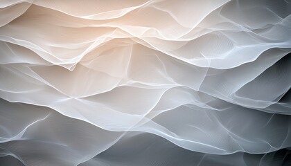 Obraz premium A soft, elegant texture of layered fabric, evoking a sense of serenity and sophistication