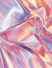 Obraz premium Abstract Pink and Purple Liquid Drape Flowing Design