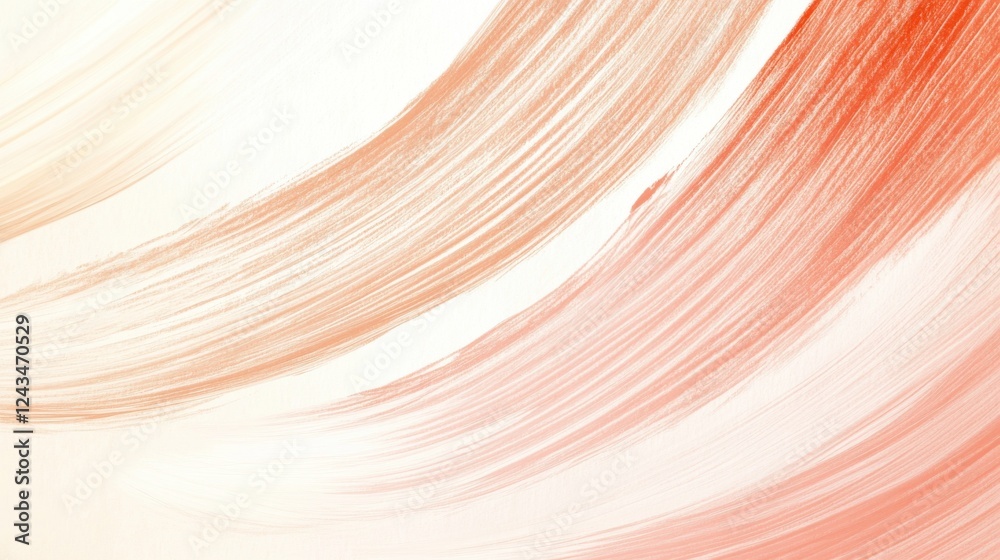 Aufkleber minimalist pencil strokes in soft pastel colors create an artistic backdrop perfect for modern desig