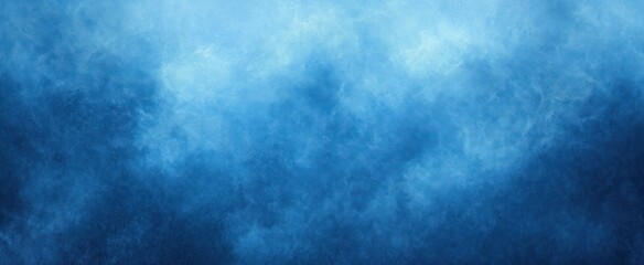 Obraz premium Textured Blue Abstract Background with Soft Lighting and Vintage Crumpled Paper Effect