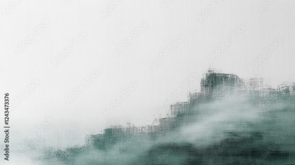 Fototapete elegant subtlety of a clean white canvas with soft pencil marks highlighting texture and form