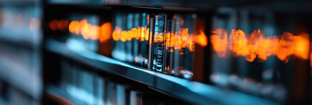 Illuminated Electronic Components Detail