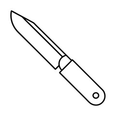 knife isolated on white background