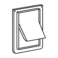 book on white background