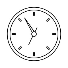 clock isolated on white
