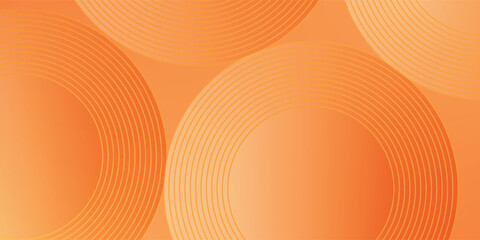 banner background. full color, orange gradation and effect geometry
