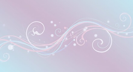 Elegant Abstract Swirls and Waves Background