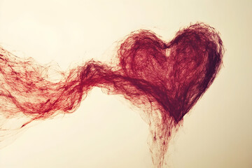 Heartline graphic ending in a poignant message of life's fragility