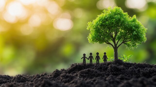 Symbolic representation of generational financial growth illustrating the importance of legacy and sustainability in community development