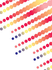 Halftone dots colorful pattern gradient texture background. Great vector illustration for sports, gaming, digital, technology, celebration, etc. themes.