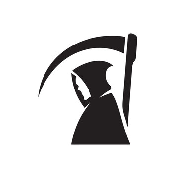 recommend clip art: Grim Reaper with a scythe silhouette
                    