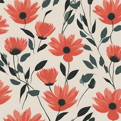 Flower, floral wallpaper and illustration