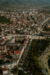 Obraz premium Miasteczka w Albanii