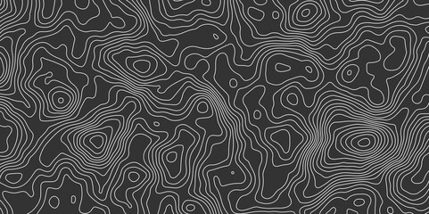 Dark wavy paper curved relief background. Geographic contour map. Vector background design.
Abstract topography background. Blank topographic contour map subtle.
