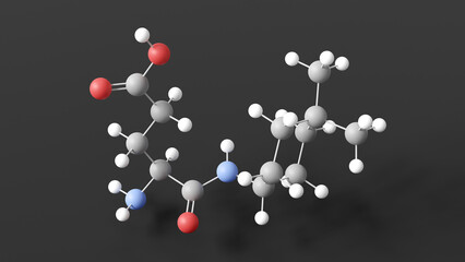 neboglamine molecule 3d, molecular structure, ball and stick model, structural chemical formula positive allosteric modulator