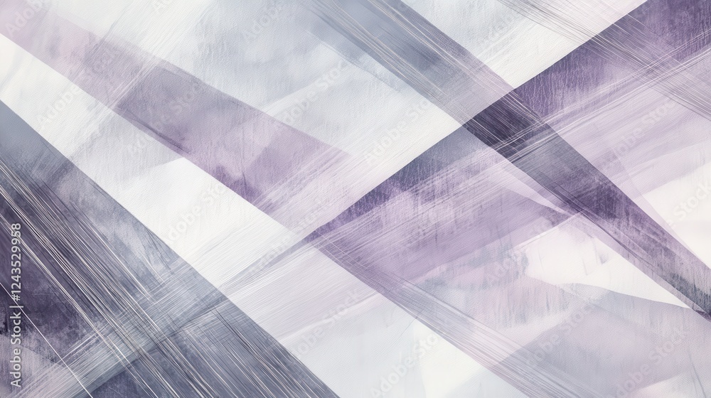 Poster Minimalist pencil strokes create a soft gray abstract design with gentle lines and textures in a serene composition