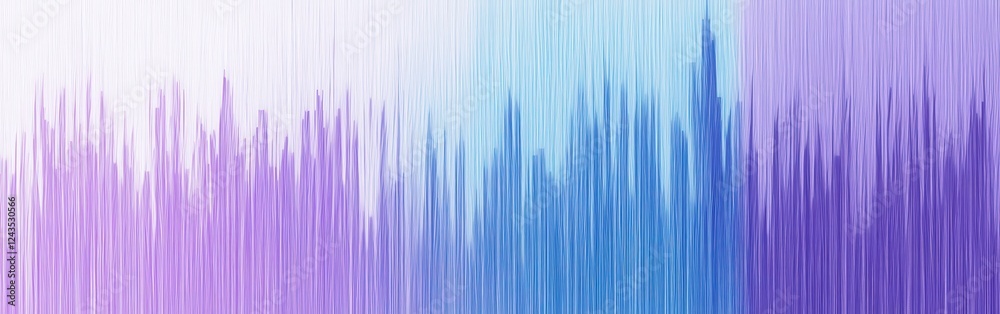 Leinwandbilder gradient of minimalist pencil strokes creating a soft blend of purple and blue tones with a calming 