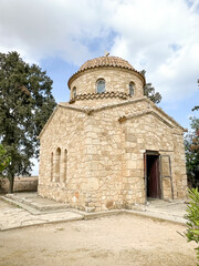 A small chapel in which the tomb of St. Barnabas is located underground. The chapel is in the wilderness near the monastery of St. Barnabas, in the Enkomi, Cyprus