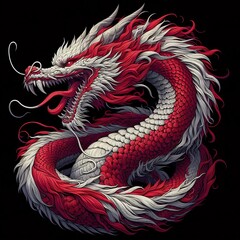 red chinese dragon