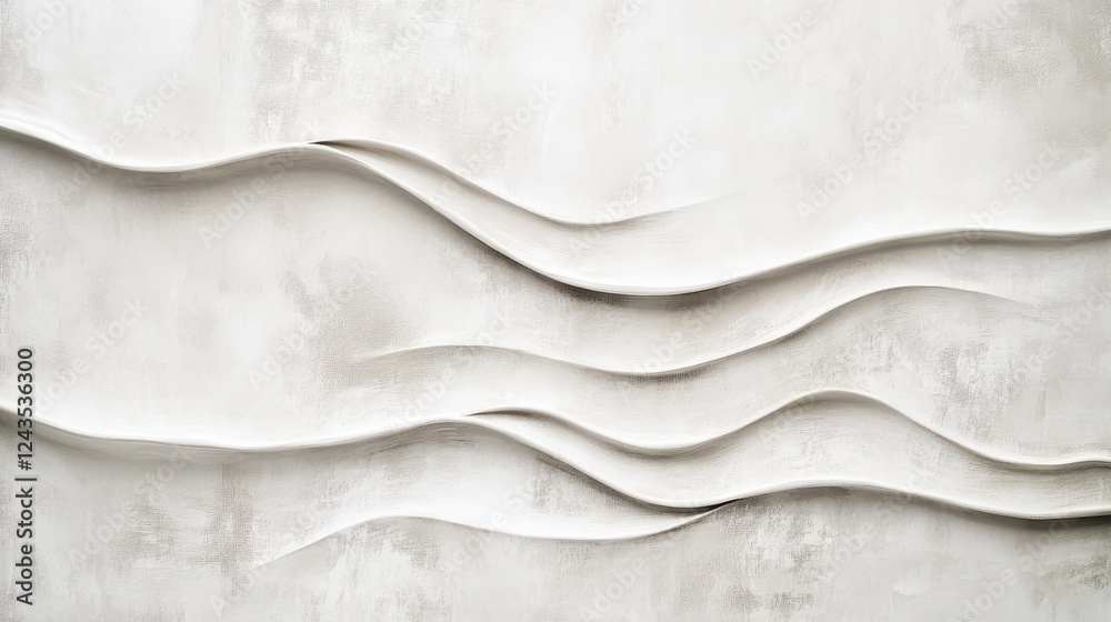 Poster elegant white canvas with faint pencil strokes showcasing minimalistic design and subtle textures