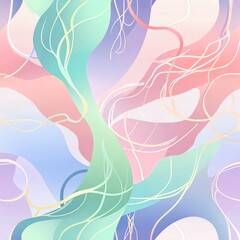 Pastel Dream: Abstract Fluid Art