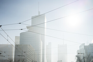 Linia tramwajowa - warszawa śródmieście © BlackMediaHouse