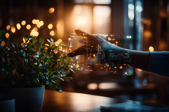 High Tech Financial Analytics Dashboard for Business Insights
