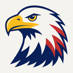  American Eagle Head Logo Vector Design.
