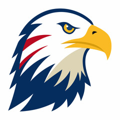 Obraz premium American Eagle Head Logo Vector Design.