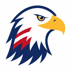  American Eagle Head Logo Vector Design.