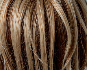 Fototapeta premium Sand grains in bold, vibrant colors, Hair color shades