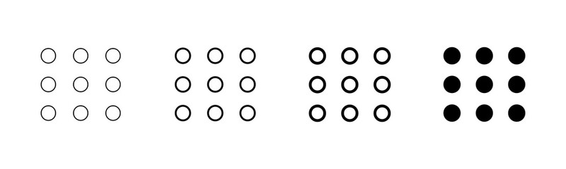 Menu Icon vector isolated on white background. web menu icon