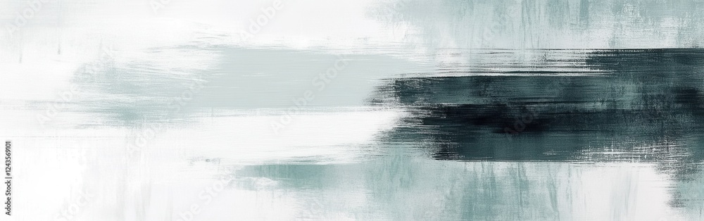 Poster Minimalist design featuring pencil strokes and dashed lines on a soft background in shades of gray and white