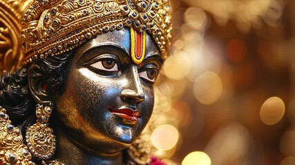 Hindu God Vishnu idol Hinduism Indian India temple worship