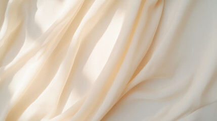 Fototapeta premium Close up of soft diffused light illuminating a textured fabric surface