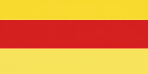 Obraz premium Abstract Tricolor Horizontal Band Design Yellow Red Yellow