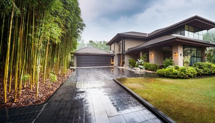 Fototapeta premium house in the garden