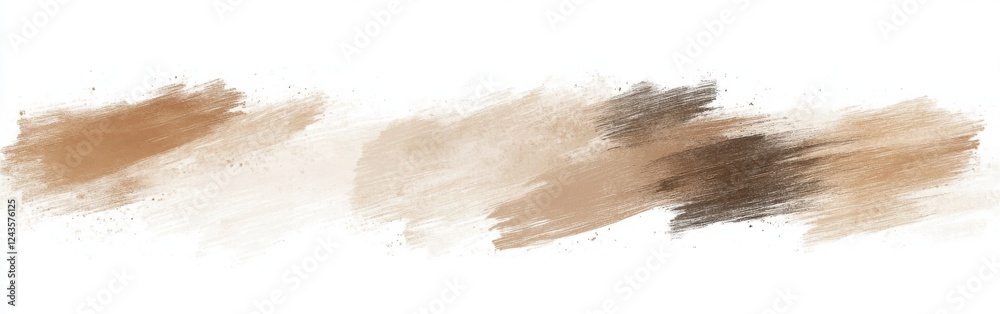 Poster abstract pencil strokes design with irregular patterns in earth tones showcasing creativity and arti