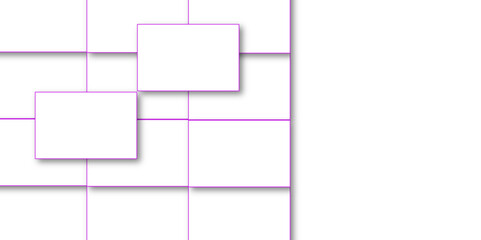 Simple Square cube box plate board on white wall background. 3d rendering. Multiple Horizontal Business Card Modern Mockup for Branding Presentation, Corporate Identity, Advertising, Graphic design.