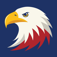  American Eagle Head Logo Vector Design.